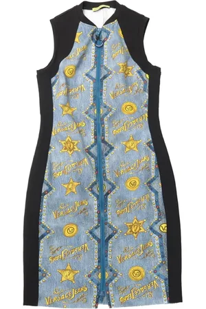 VERSACE Kort kjole med tryk fra 00