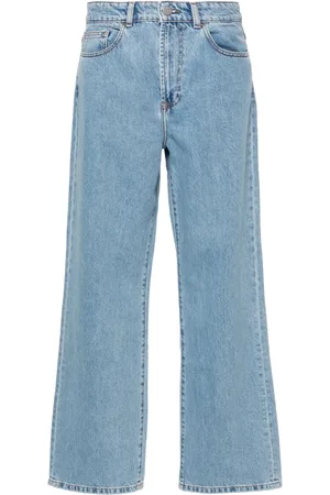 Rohe Jeans med lav talje og brede ben
