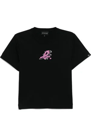 AGNÈS B. T-shirt med logotryk