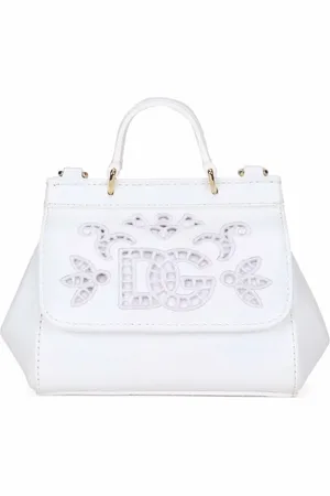Dolce & Gabbana Mini Sicily taske med tophåndtag og logo-intarsia