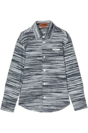 Missoni Stribet skjorte med præget logo