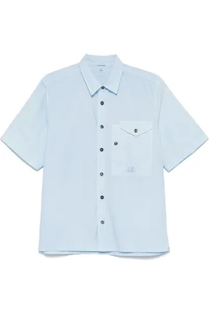 C.P. Company Kortærmet poplin-skjorte