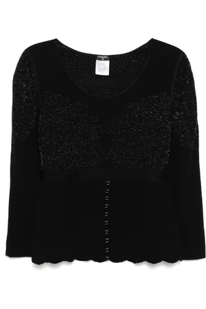 CHANEL Langærmet bluse fra 2006