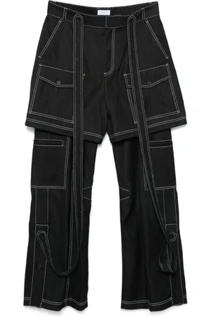 OFF-WHITE Samurai cargobukser i twill med syningsdetalje