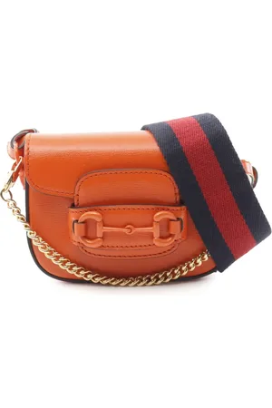 Gucci Mini Horsebit 1955 Web satchel-taske i læder fra 2016-nu