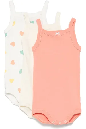 Petit Bateau Bodysuits i bomuld (sæt med tre)