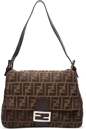 Fendi Zucca Mamma Baguette skuldertaske fra 2000-2015