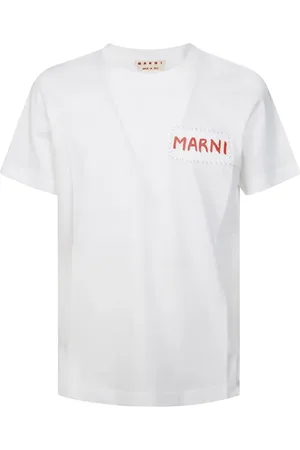 Marni T-shirt med logomærke