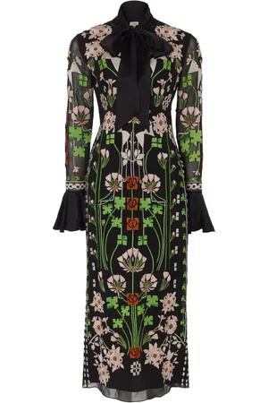 TEMPERLEY LONDON Mellemlang Casa Tie kjole