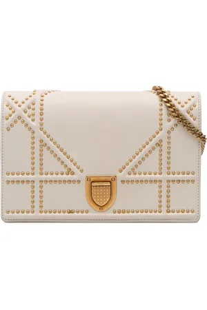 Dior Lille Diorama crossbody-taske i lammeskind med nitter fra 2018