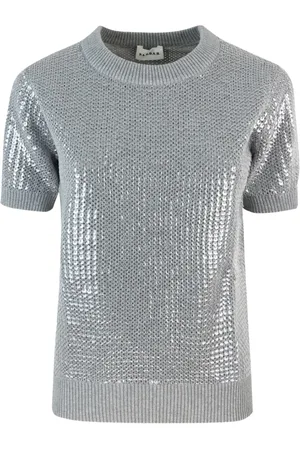 P.A.R.O.S.H. T-shirt med pailletter
