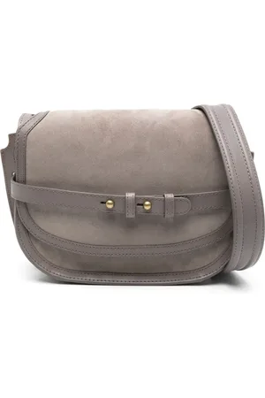 Officine creative Sadel-crossbody-taske i ruskind