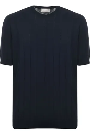 FILIPPO DE LAURENTIIS Ribstrikket T-shirt