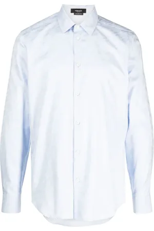 VERSACE La Greca skjorte i jacquard med logo