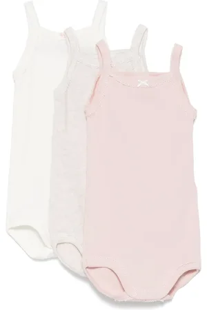 Petit Bateau Bodysuits i bomuld (sæt med tre)