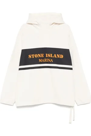 Stone Island Hættetrøje med broderet logo