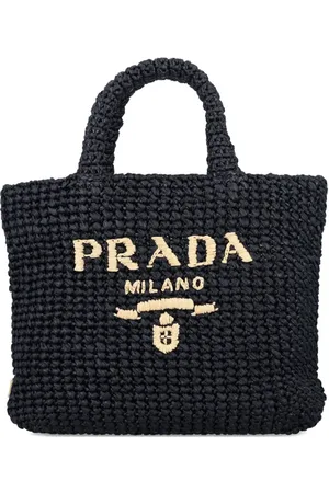 Prada Hæklet tote med logo