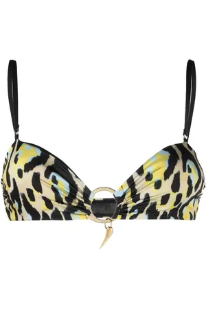 Roberto Cavalli Bikinitop med leopardtryk