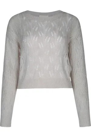 I BLUES Sweater i pointelle-strik