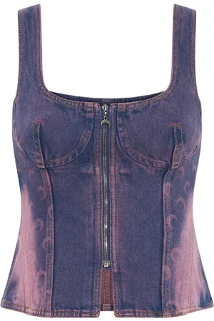 Marine Serre Moon Laser denimtop