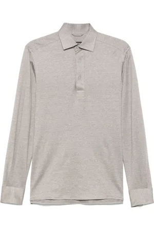 Ermenegildo Zegna Pikétröja med melerad effekt