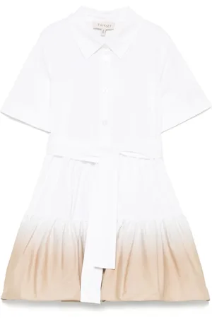 Twin-Set Kjole med logo-applikation