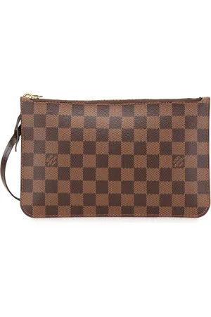 LOUIS VUITTON 2014 Damier Ebene Neverfull MM pung