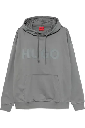 HUGO BOSS Oversize hættetrøje med tonet logo