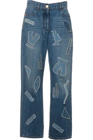 CHANEL Jeans med patchwork fra 2019