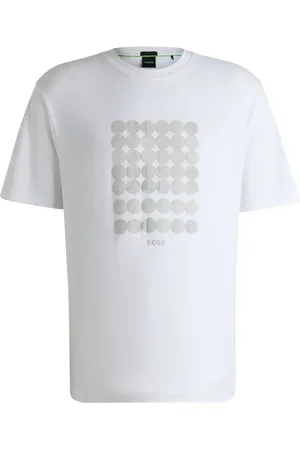 HUGO BOSS T-shirt med geometrisk tryk