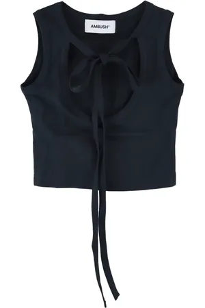 AMBUSH Cropped top med bundet front