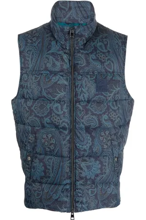 Etro Vest med paisleytryk og lynlås