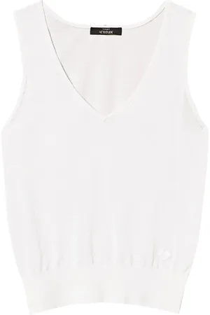 Twin-Set Strikket vest med V-hals