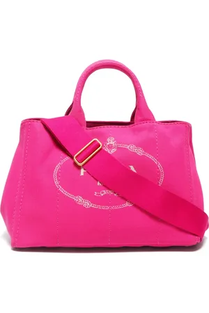 Prada Canapa totetaske med logo fra 2010-2020