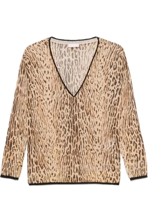 Liu Jo Top i leopardmønstret jacquard