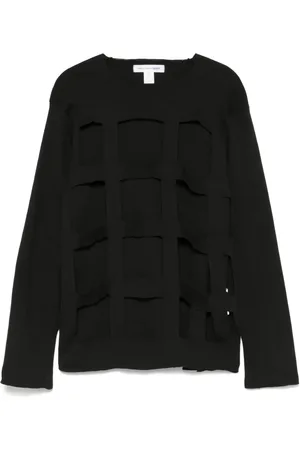 Comme des Garçons Sweater med udskæringsdetalje