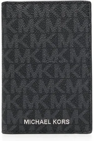 Michael Kors Kortholder i læder med monogramtryk
