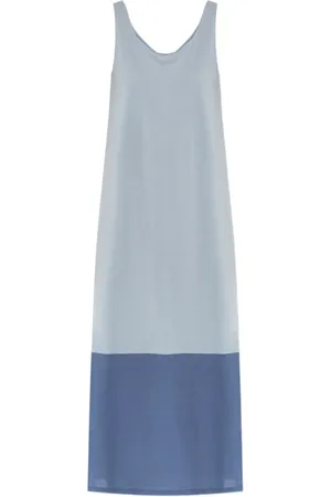 Hanro ærmeløs natkjole med colourblocking