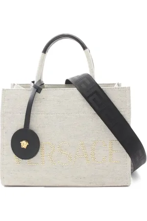 VERSACE Håndtaske i kanvas fra 2010