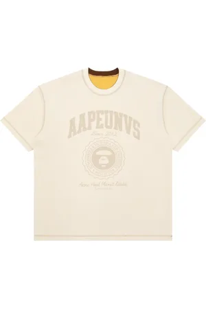 A Bathing Ape Vendbar T-shirt med tryk