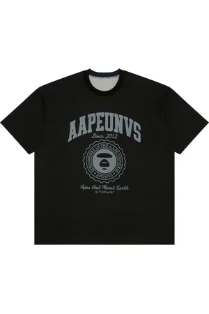 A Bathing Ape Vendbar T-shirt med tryk