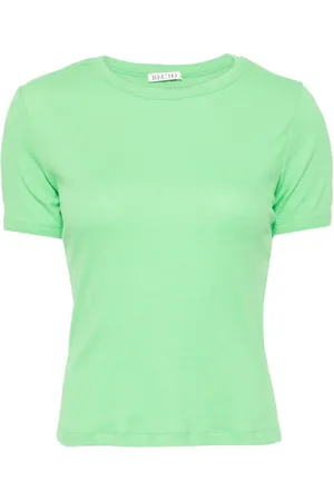 Recto T-shirt i gennemsigtig jersey