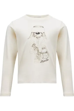 Moncler T-shirt med hundetryk