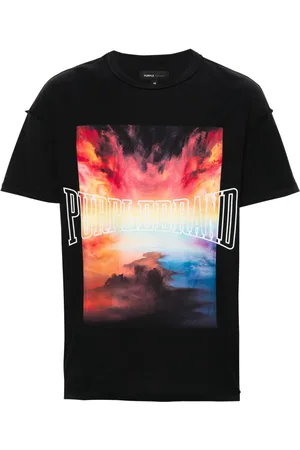 Purple Brand T-shirt med logotryk