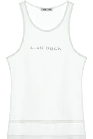 Low Classic Tanktop med tekstgrafik