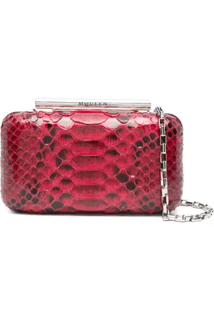 Alexander McQueen Box-clutch med T-Bar