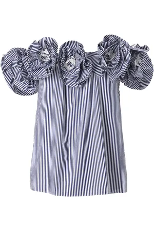 Carolina Herrera Top med off-shoulder-snit