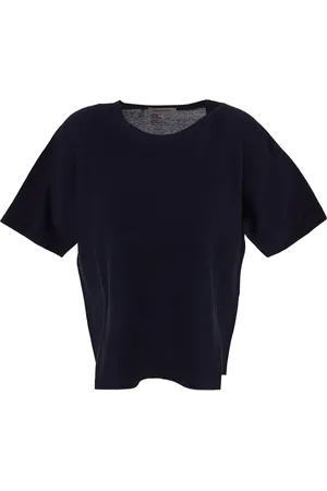 GENTRYPORTOFINO Finstrikket T-shirt