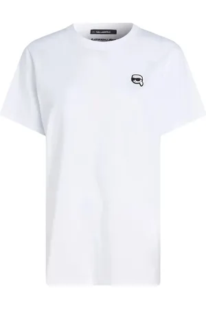 Karl Lagerfeld T-shirt med Ikon-mærke