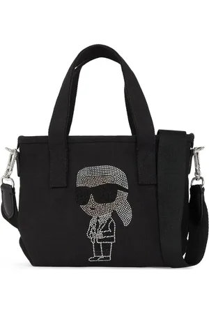 Karl Lagerfeld Ikon tote med rhinsten